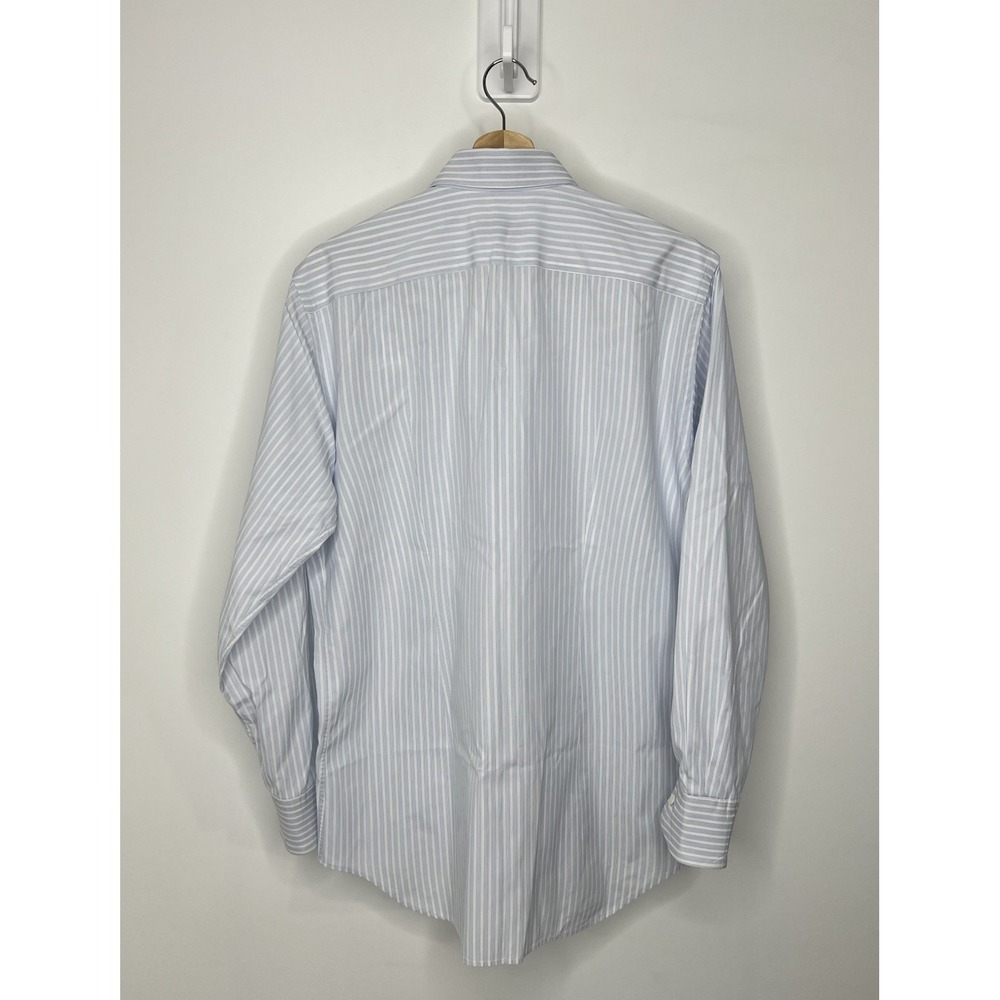 Canali Button Up Shirt Lot Of 2 Mens 41-16 Check Striped Long Sleeve Designer - Picture 4 of 16